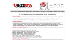 Desktop Screenshot of inzertia.cz